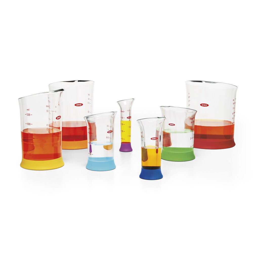 7 Piece Liquid Measuring Beaker Set T8