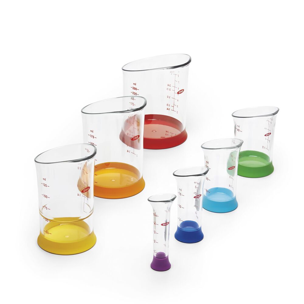 7 Piece Liquid Measuring Beaker Set T8