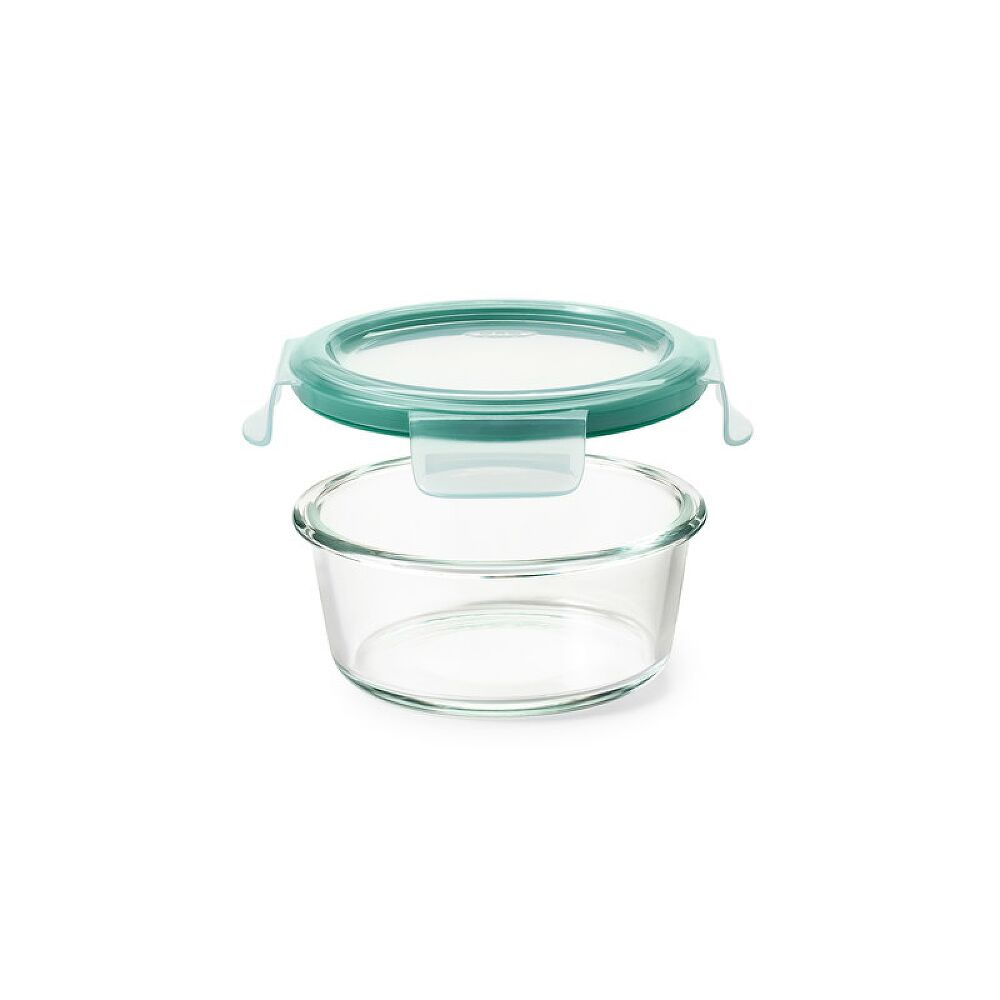2 Cup Smart Seal Glass Round Container B7