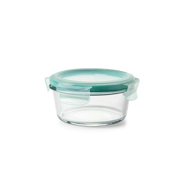 2 Cup Smart Seal Glass Round Container B7