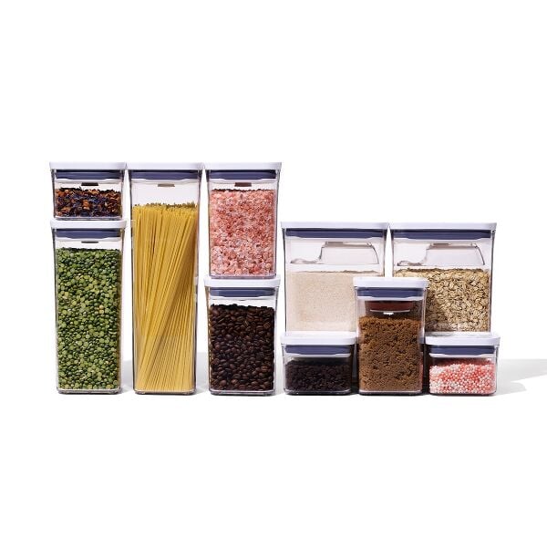 5-Piece POP Container Set & 8-Piece POP Container Baking Set Bundle S6