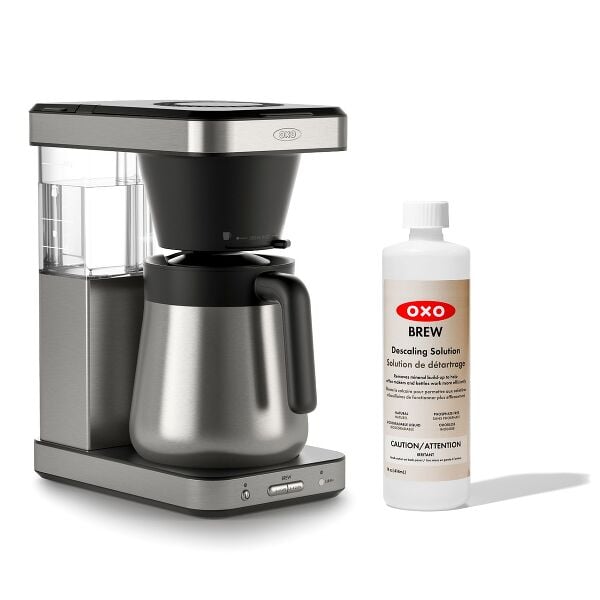 8-Cup Coffee Maker & Descaling Solution Bundle X1