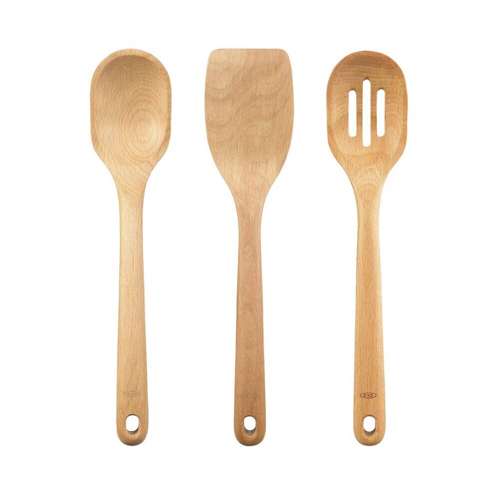 3 Piece Wooden Utensil Set F4