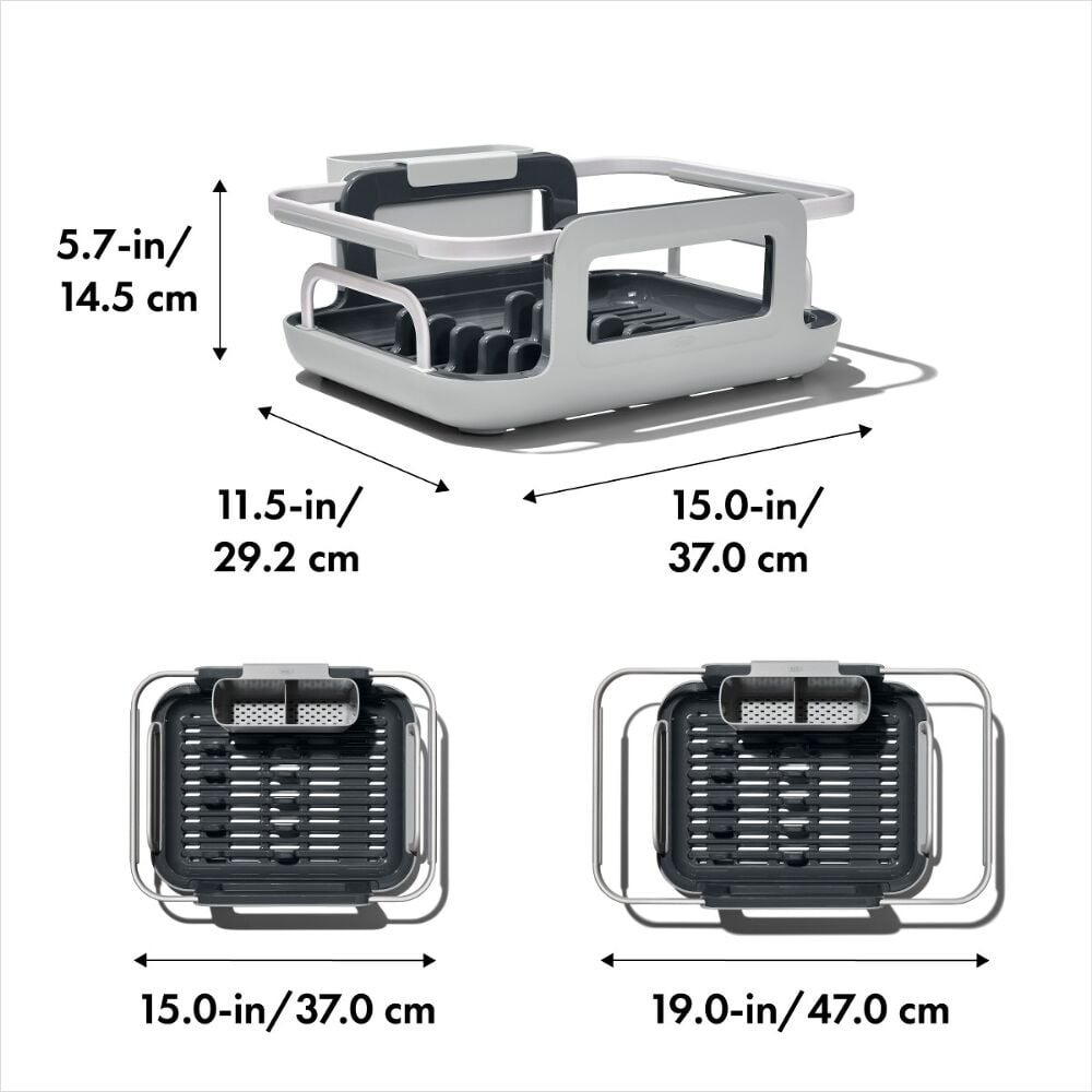 Over-the-sink Aluminum Dish Rack R5