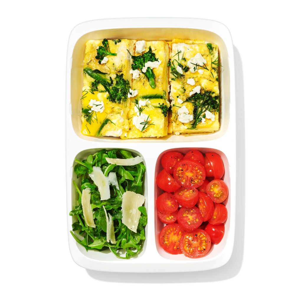 Prep & Go 4.1-Cup Divided Container - Ocean Blue M1