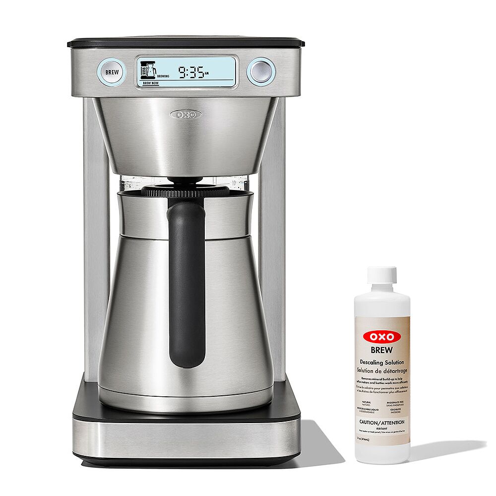 12-Cup Coffee Maker with Podless Single-Serve Function & Descaling Solution Bundle I1