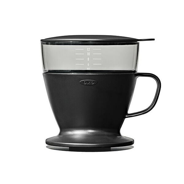 Pour Over Coffee Maker with Water Tank - Matte Black O4