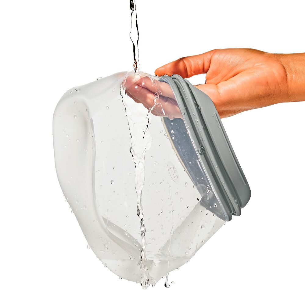 Silicone Reusable Bag Stand-Up Quart (32 oz) - Fog Z9