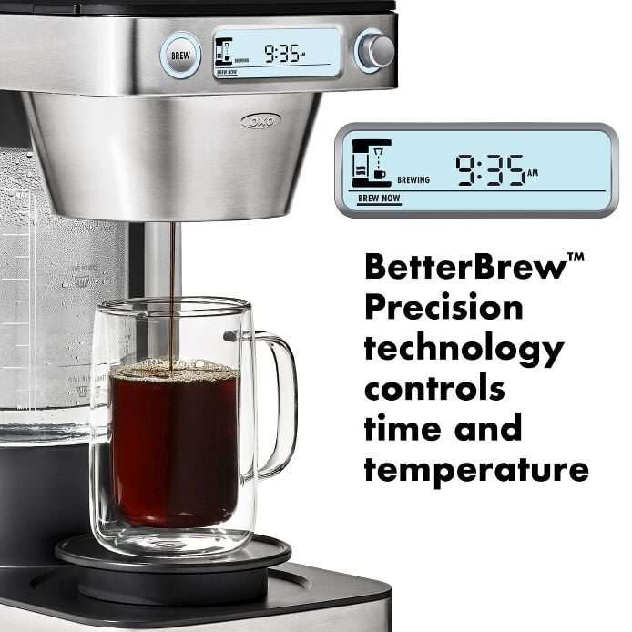 12-Cup Coffee Maker with Podless Single-Serve Function E6