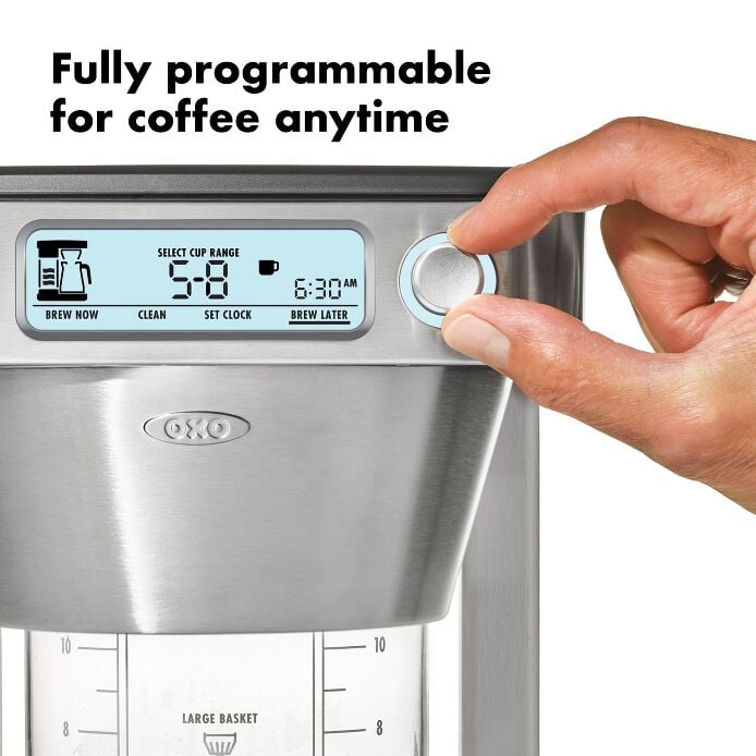 12-Cup Coffee Maker with Podless Single-Serve Function E6