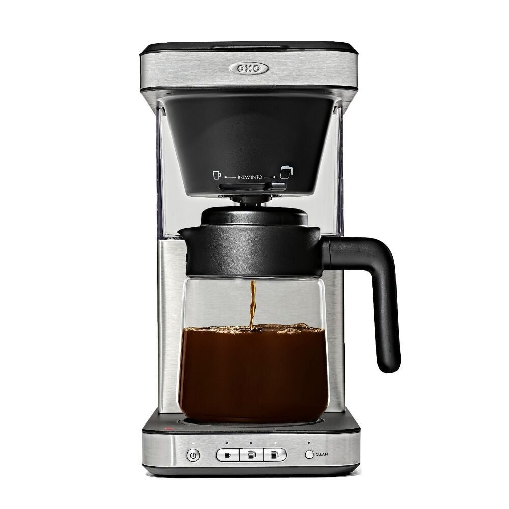 8-Cup Coffee Maker with Podless Single-Serve Function and Glass Carafe X8