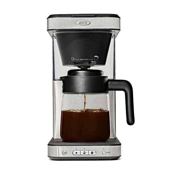 8-Cup Coffee Maker with Podless Single-Serve Function and Glass Carafe X8