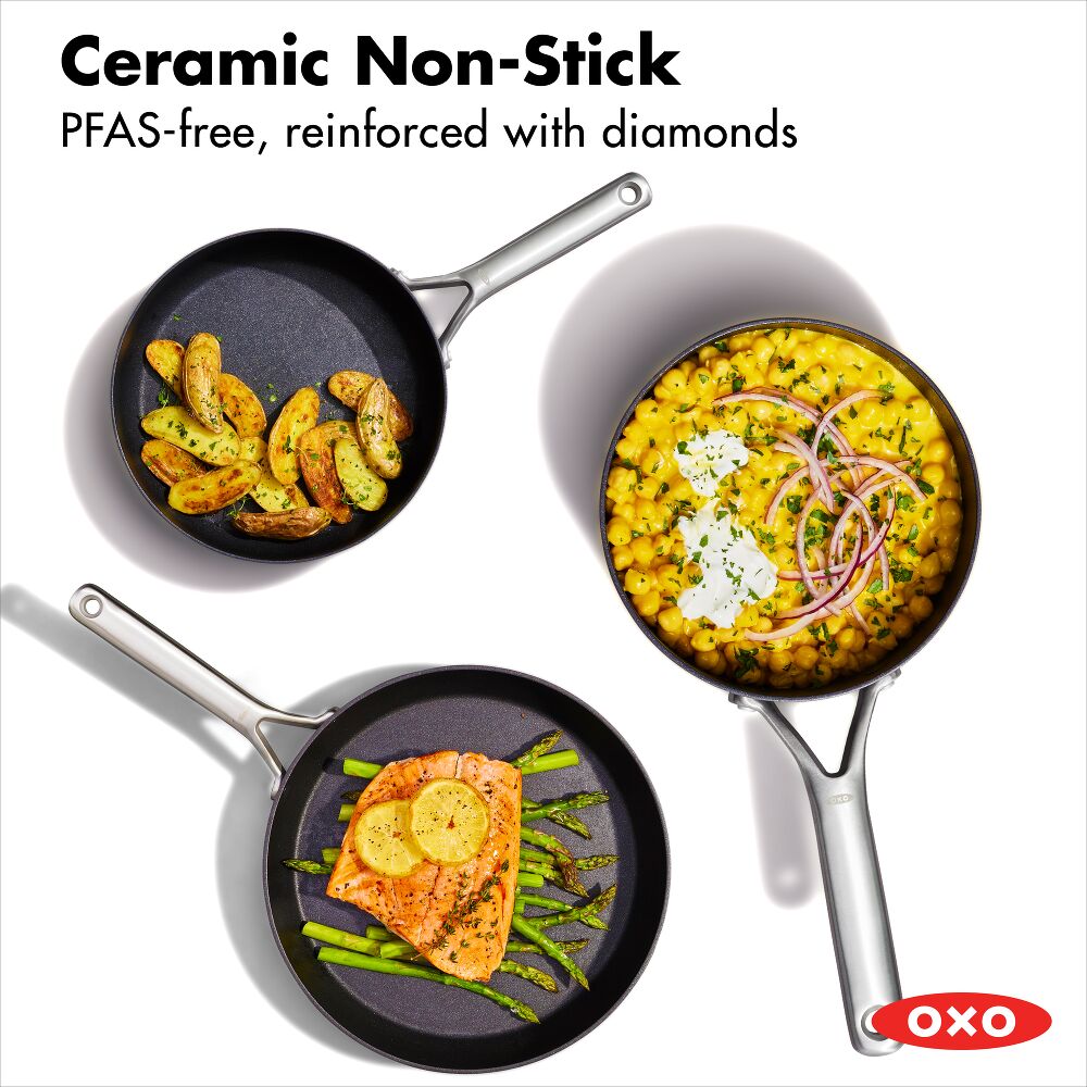 OXO Ceramic Professional Non-Stick 5-Piece Cookware Set L3
