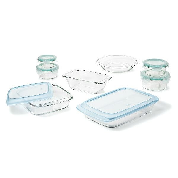 14-Piece Glass Bake, Serve & Store Set T3