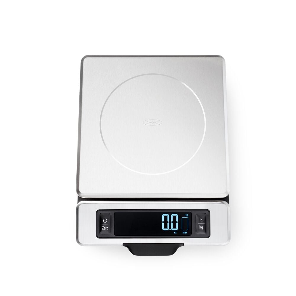 11 lb Stainless Steel Food Scale with Pull out Display H4