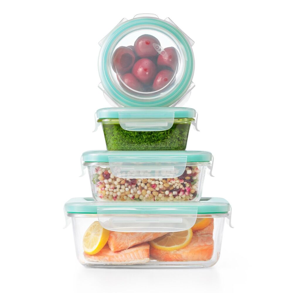 OXO Good Grips 12 Piece Smart Seal Glass Container Set I2