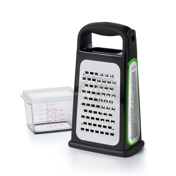 Etched Box Grater With Removable Zester G7