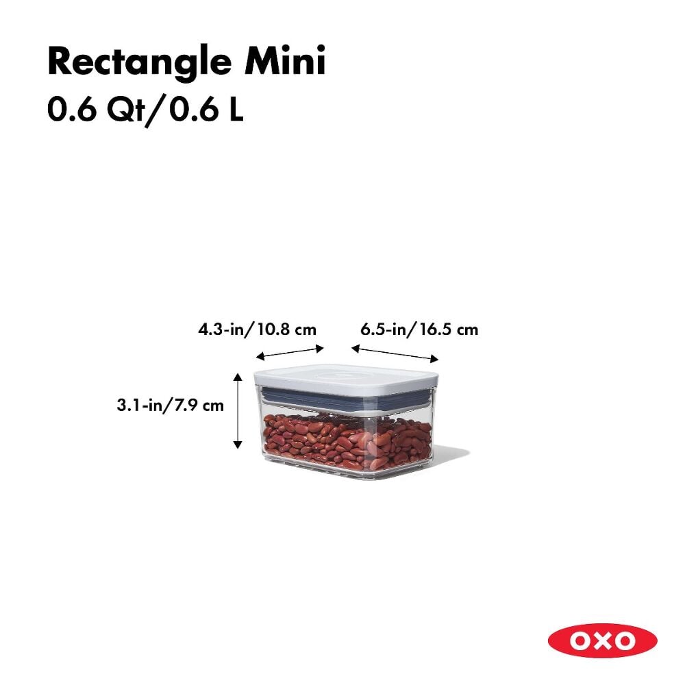 POP Container - Rectangle Mini (0.6 Qt.) E7