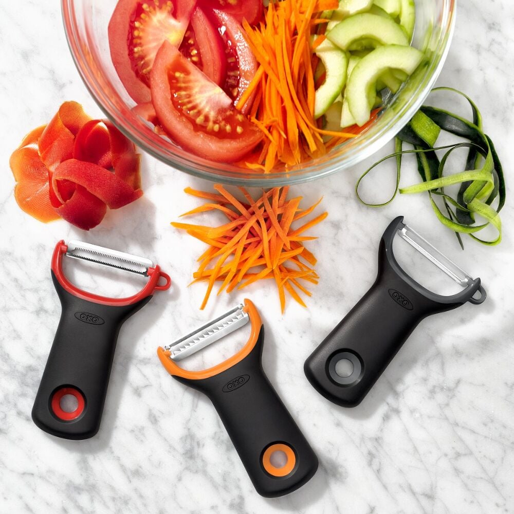 3-Piece Prep Peeler Set, Assorted Blades E7