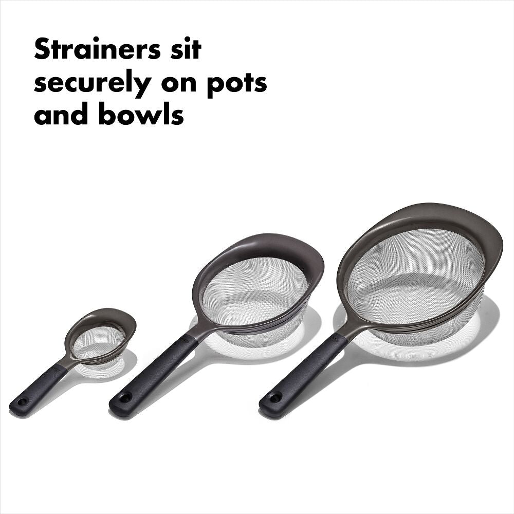 OXO Good Grips 3 Piece Strainer Set P4