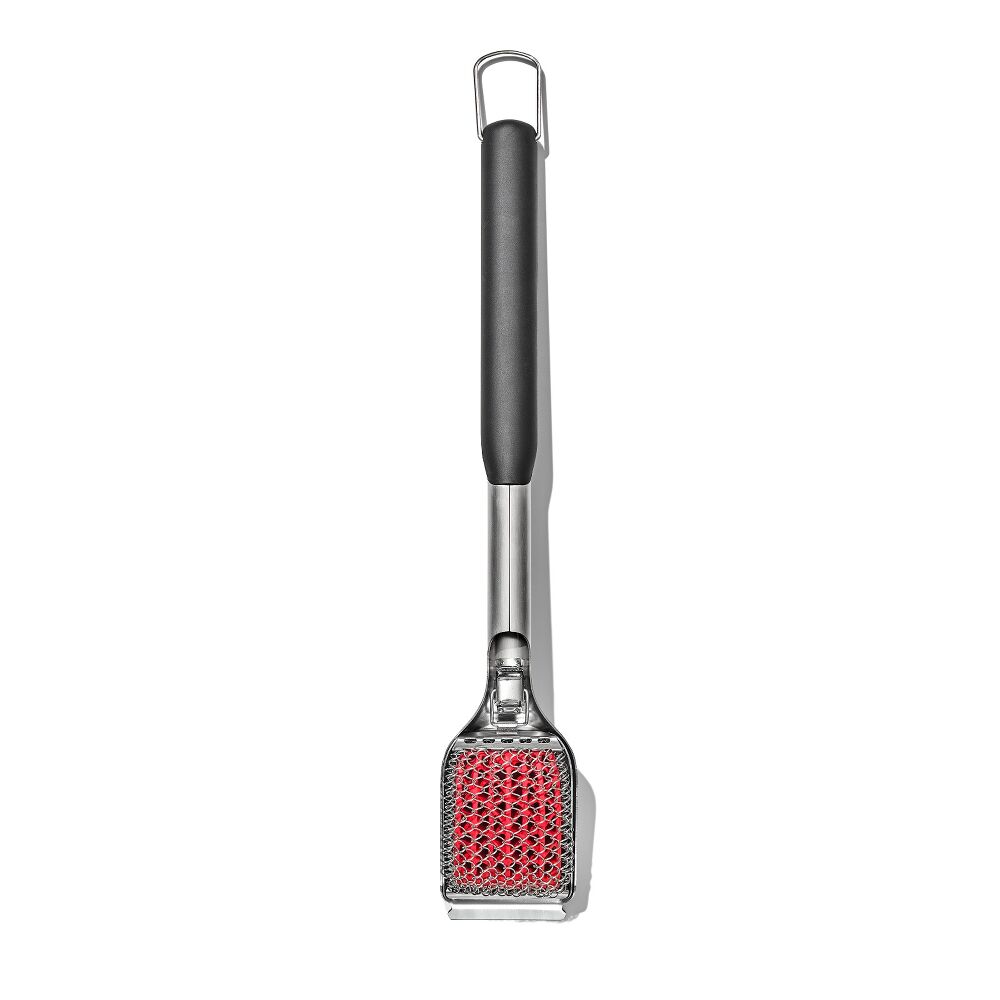Coiled Grill Brush With Replaceable Head Q4