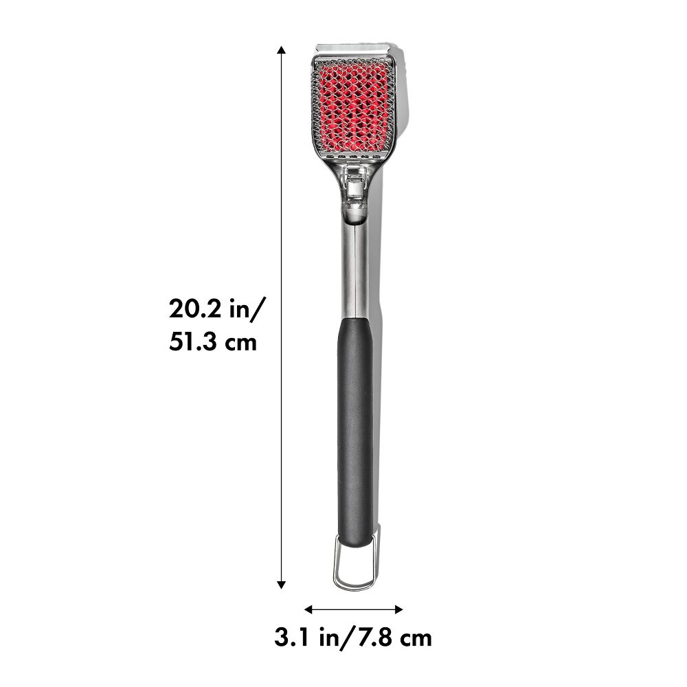 Coiled Grill Brush With Replaceable Head Q4