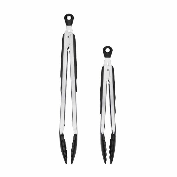 2-Piece Tongs with Nylon Heads Set U1