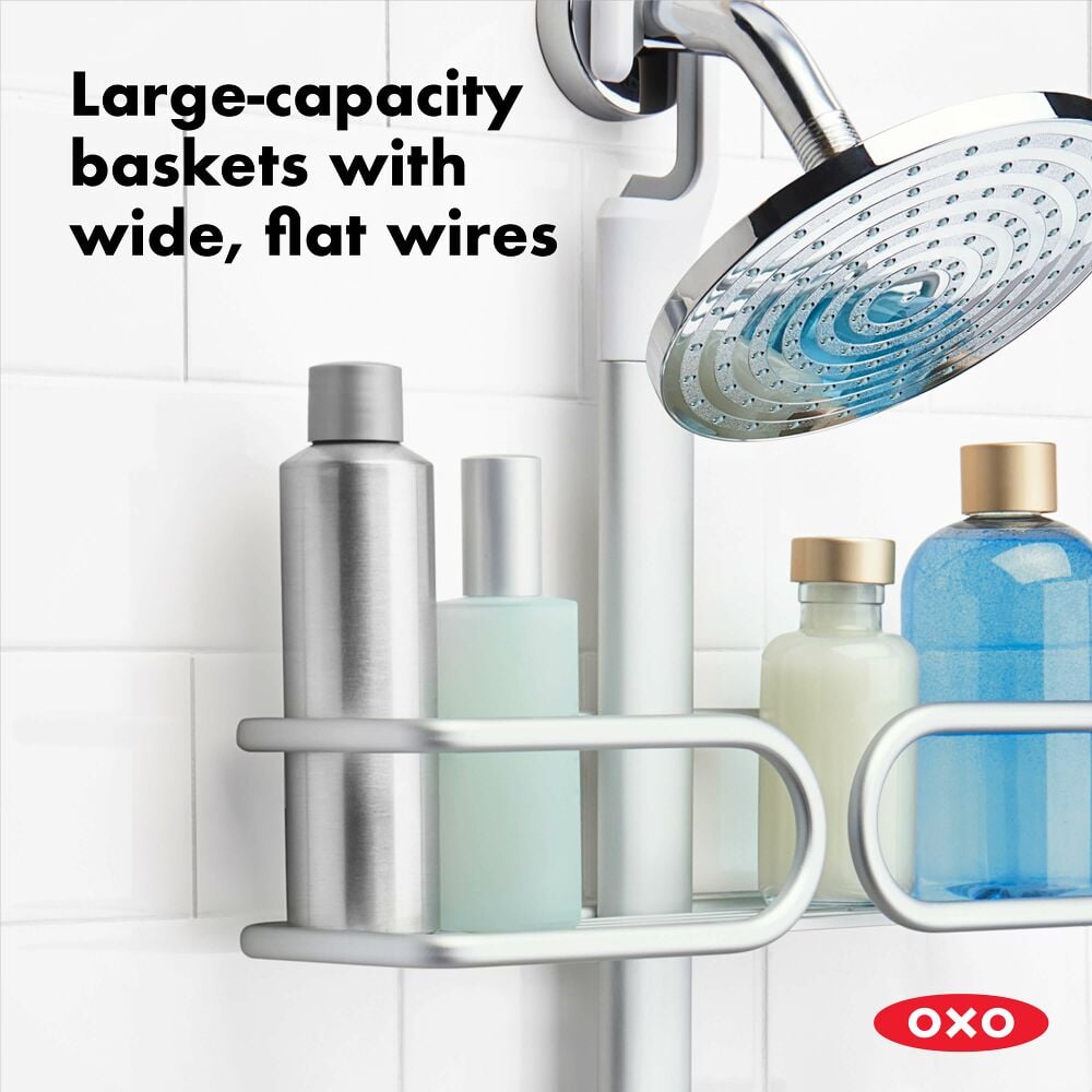 Aluminum 3-Tier Shower Caddy P9