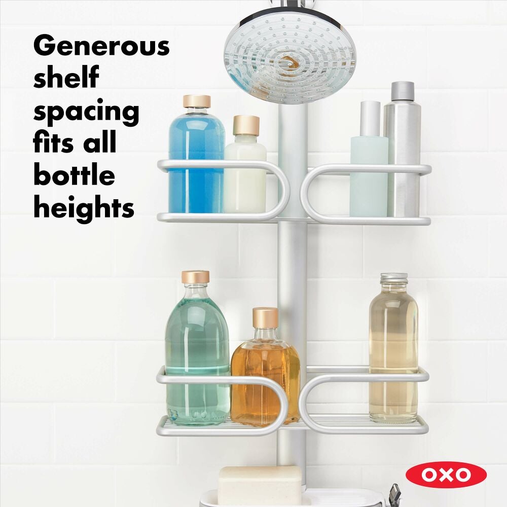 Aluminum 3-Tier Shower Caddy P9