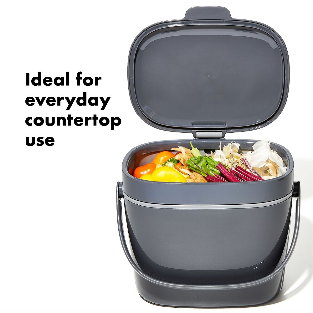 Easy-Clean Compost Bin - 1.75 Gal W7