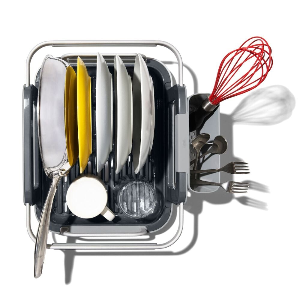 Over-the-sink Aluminum Dish Rack R5