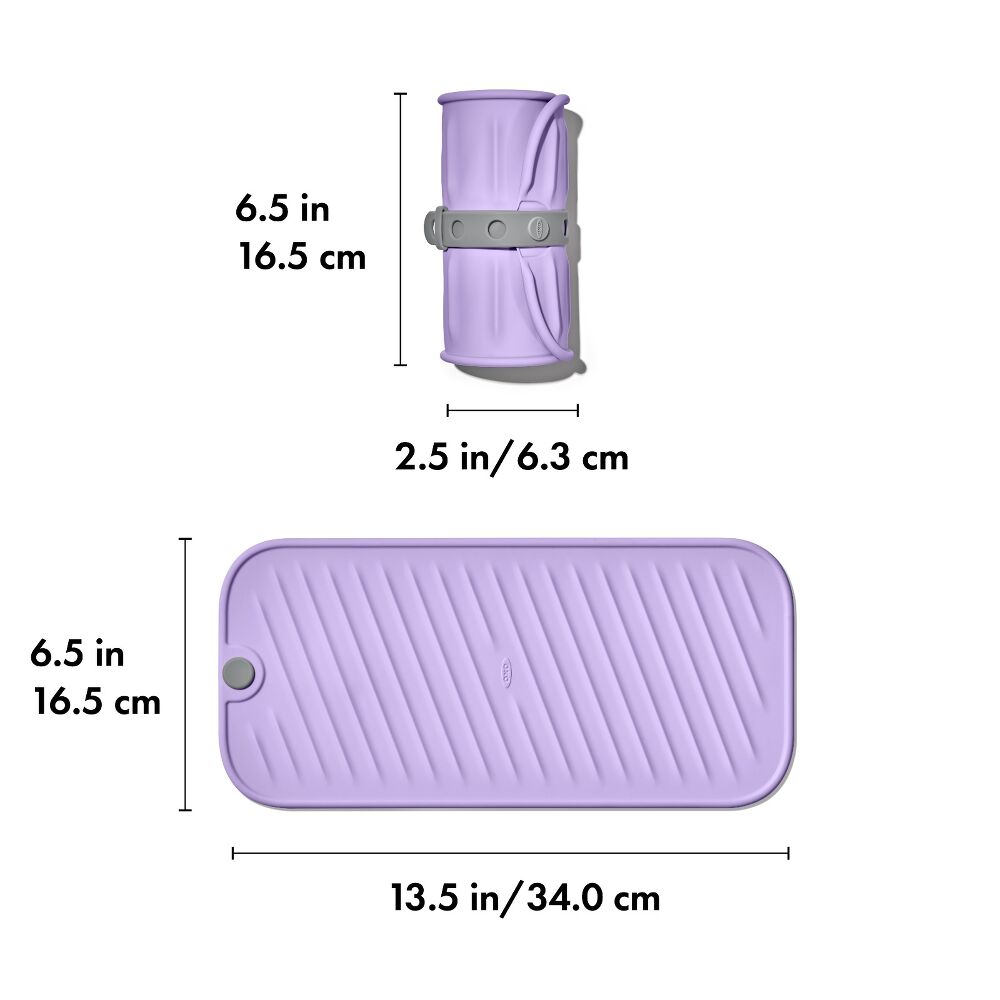 Hot Styling Tool Mat - Lavender K0