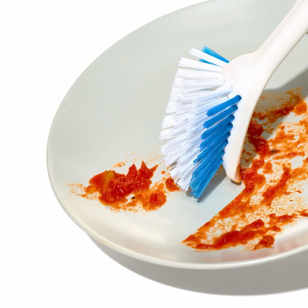 Dish Brush with Scraper U0