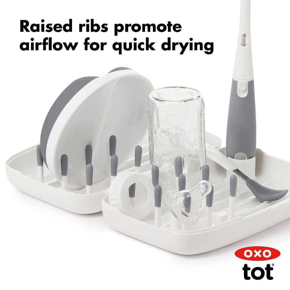 On-the-Go Drying Rack with Bottle Brush L7