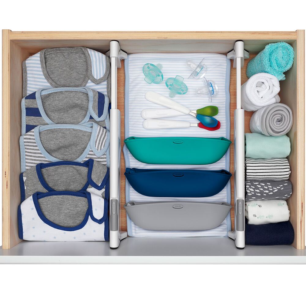 OXO TOT Expandable Dresser Drawer Divider - 4 Pack E8