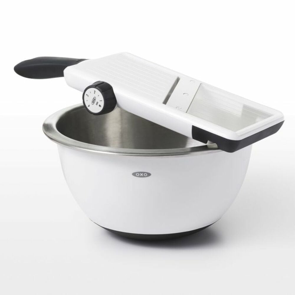 Large Adjustable Hand-Held Mandoline Slicer W0