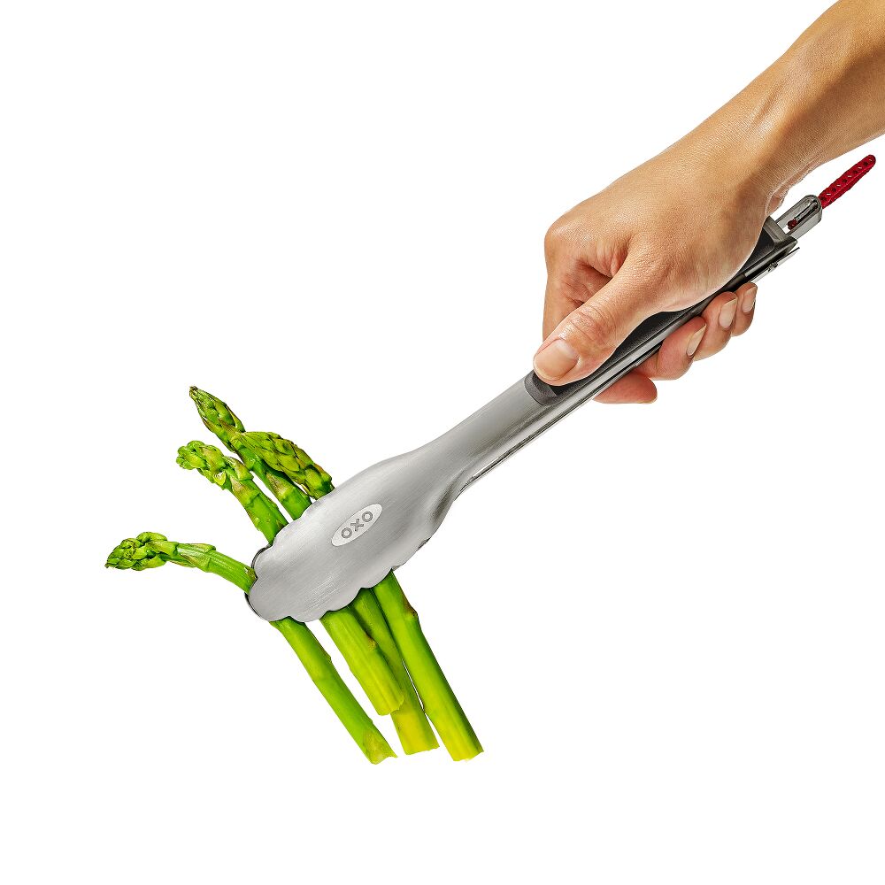 OXO Outdoor 10.5in Camp Stove Tongs with Bottle Opener U1