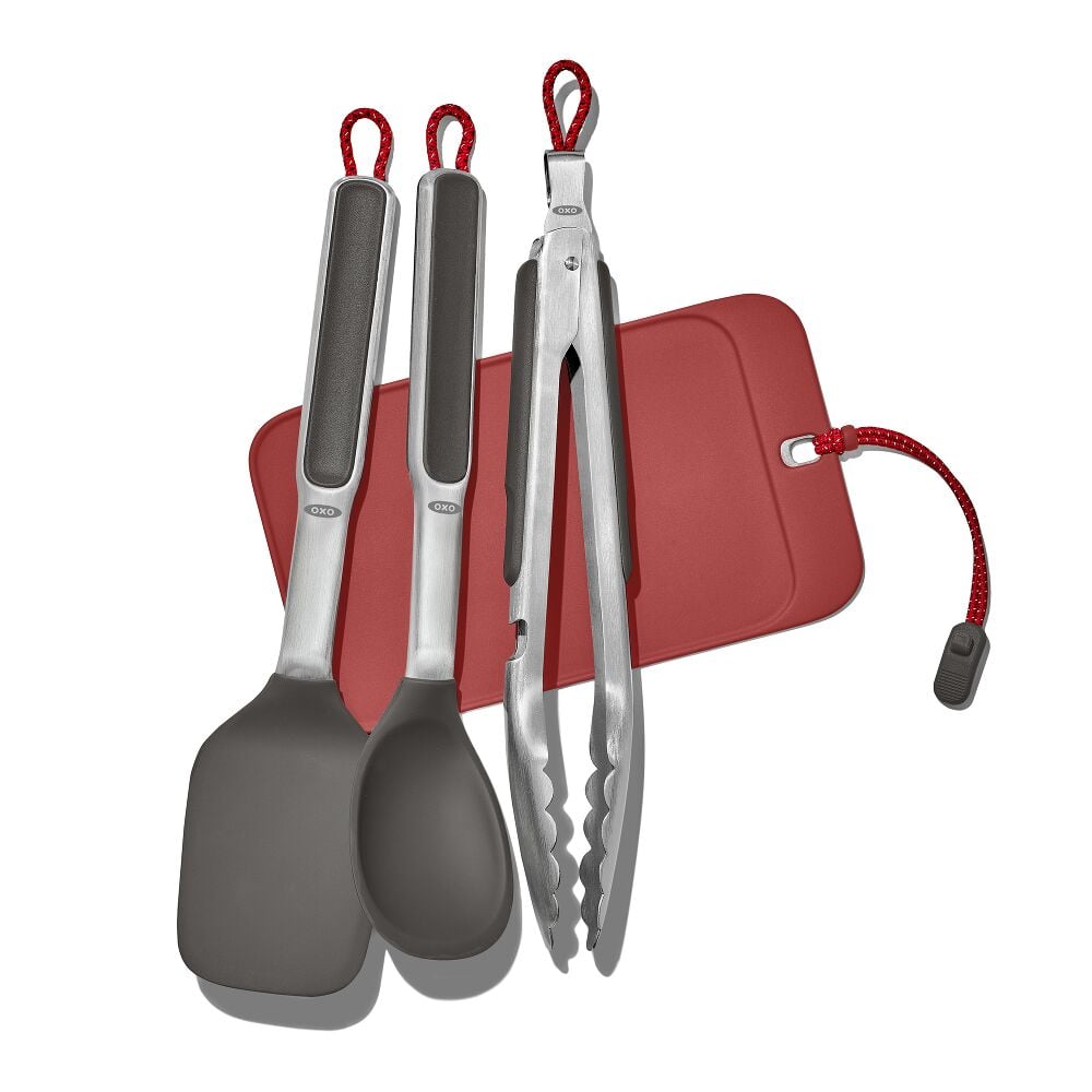 OXO Outdoor 4 -Piece Camp Stove Cooking Set K0