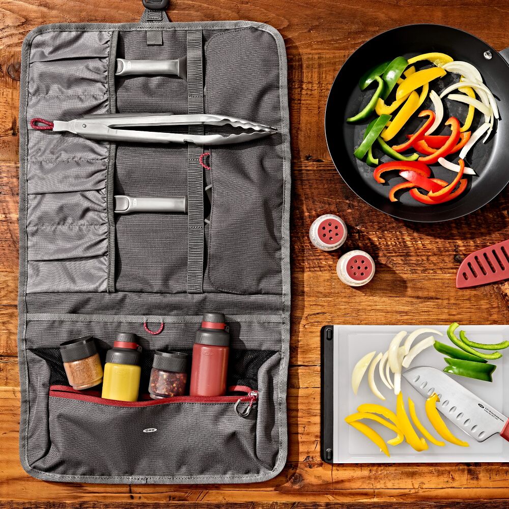 Outdoor Camp Kitchen Tool Roll H9
