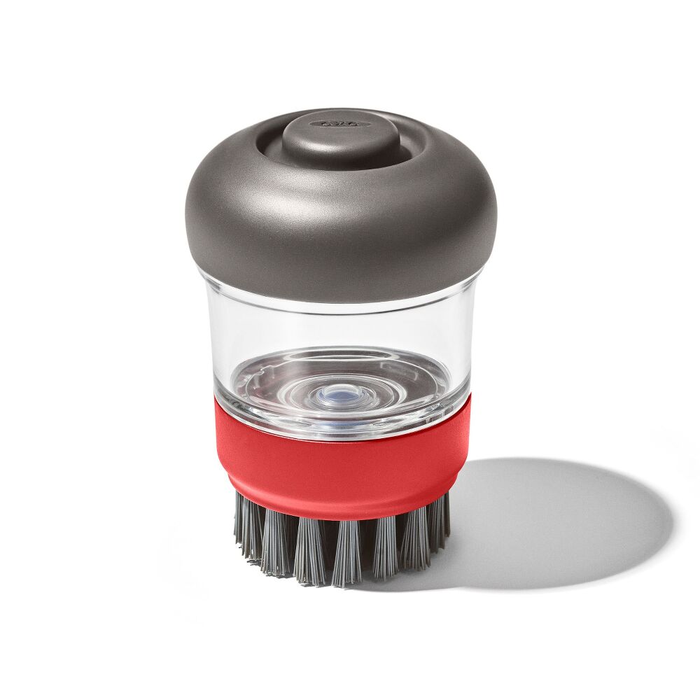 Outdoor Soap Dispensing Dish Brush with Storage Case N4