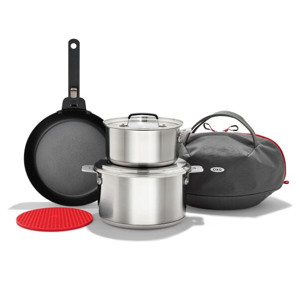 Outdoor Camp Cookware Set with Travel Bag H8