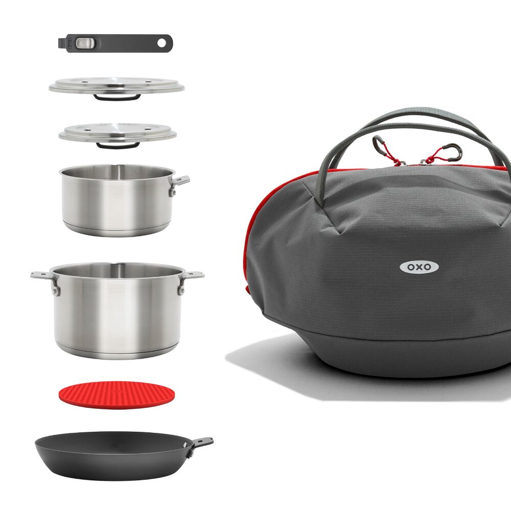 Outdoor Camp Cookware Set with Travel Bag H8