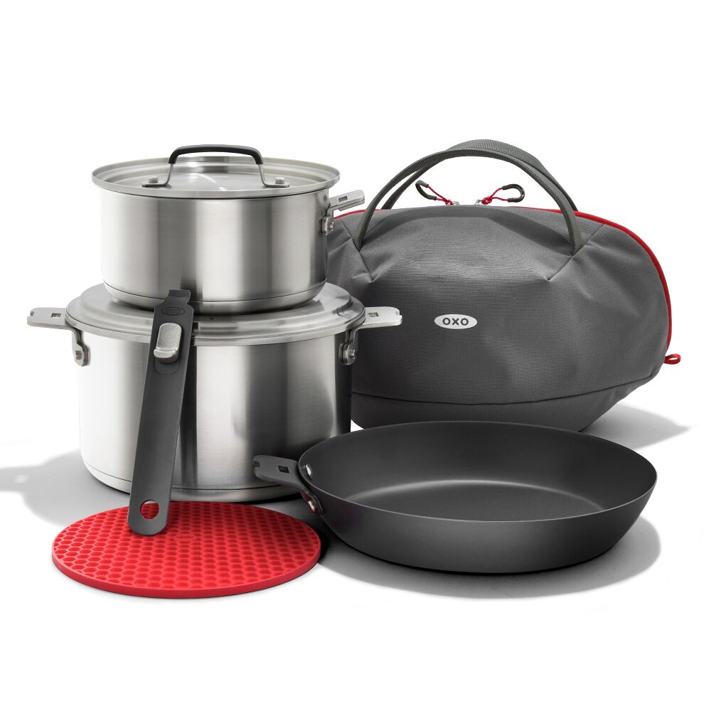 Outdoor Camp Cookware Set with Travel Bag H8