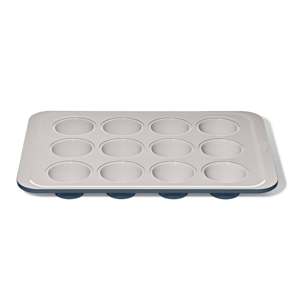 Non-Stick Pro Ceramic Coated Metal Bakeware 12 Cup Muffin Pan X2
