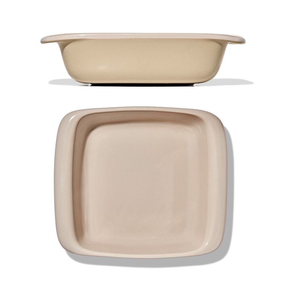 2 Qt Square Stoneware Baking Dish K1
