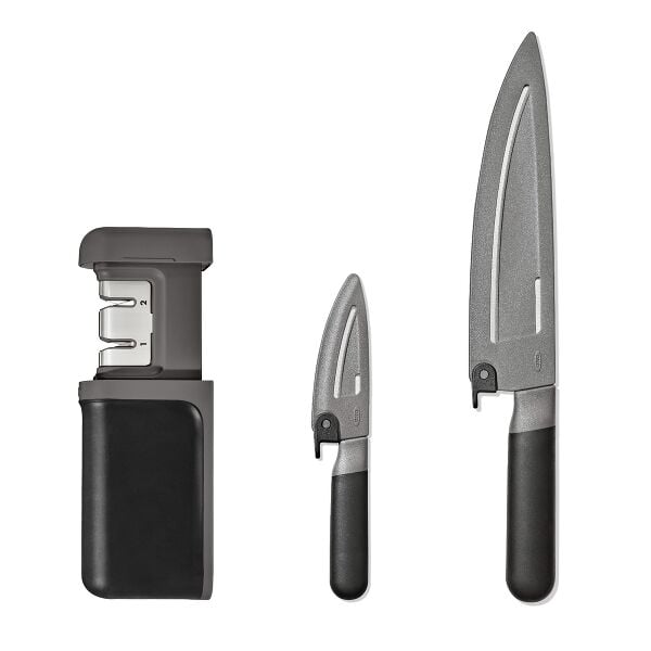 3-Piece Knife & Sharpener Set Q3