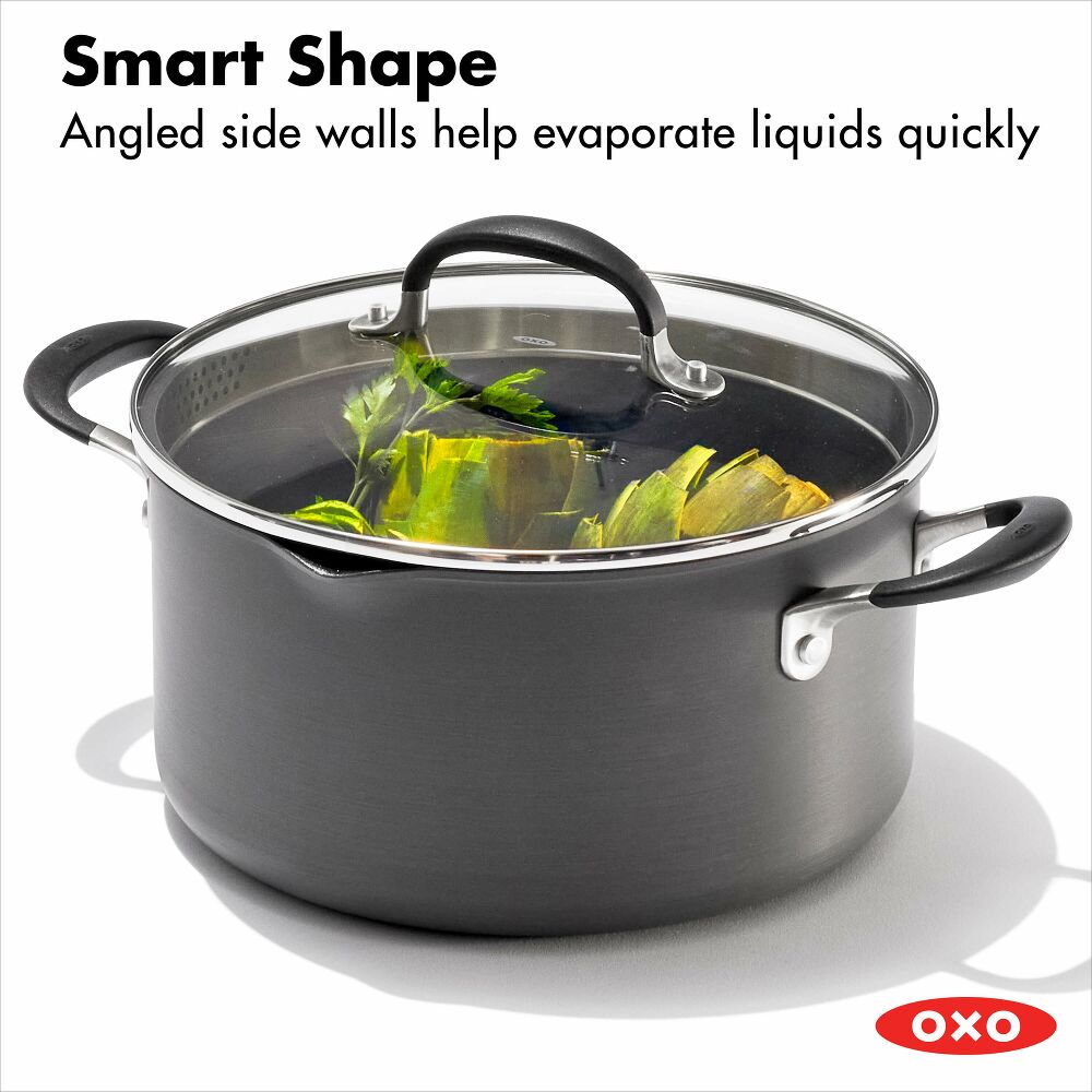 Non-Stick 6-Quart Stock Pot with Lid E2