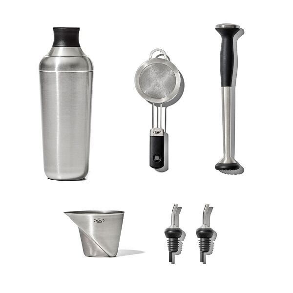 Steel 6-Piece Barware Set P1