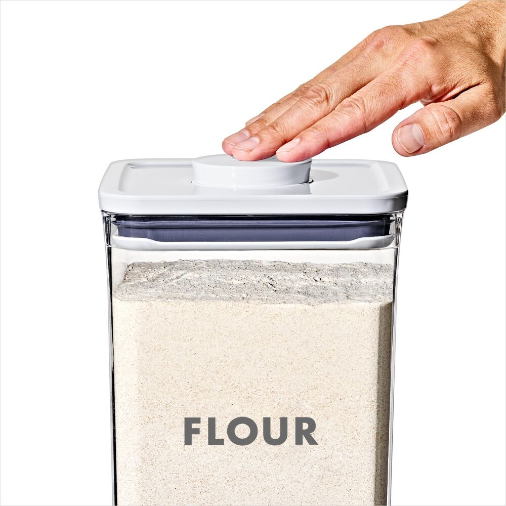 2-Piece Prelabeled POP Container Set with Scoop W8