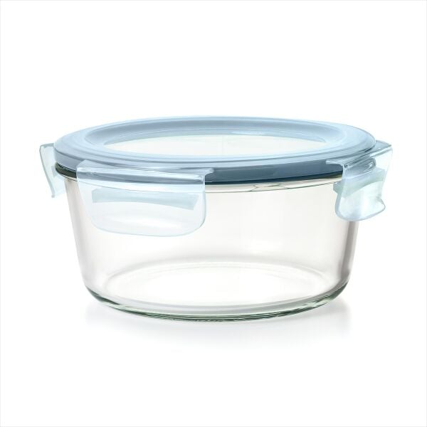 Smart Seal 7-Cup Glass Round Container - Arctic Blue G4